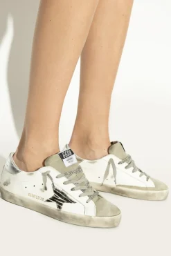 Golden Goose BIAŁY Buty sportowe `Super-Star Classic With List`