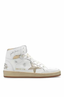Golden Goose BIAŁY Sportowe buty za kostkę ‘Sky Star’