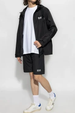 Golden Goose BIAŁY T-shirt z logo