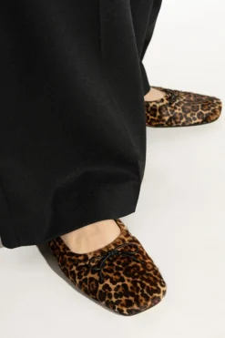 Golden Goose BRĄZOWY Baleriny z motywem zwierzęcym