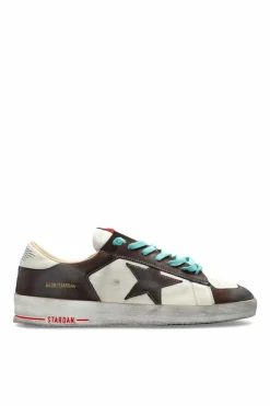 Golden Goose BRĄZOWY Buty sportowe `Stardan Con Collarino Spezzato`