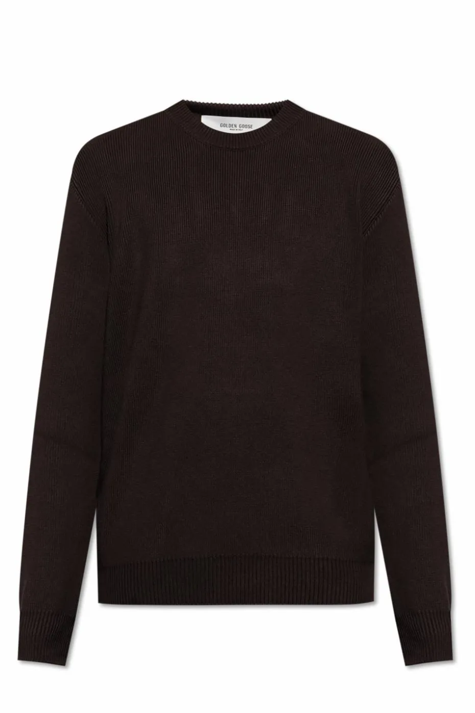 Golden Goose BRĄZOWY Sweter z okrągłym dekoltem