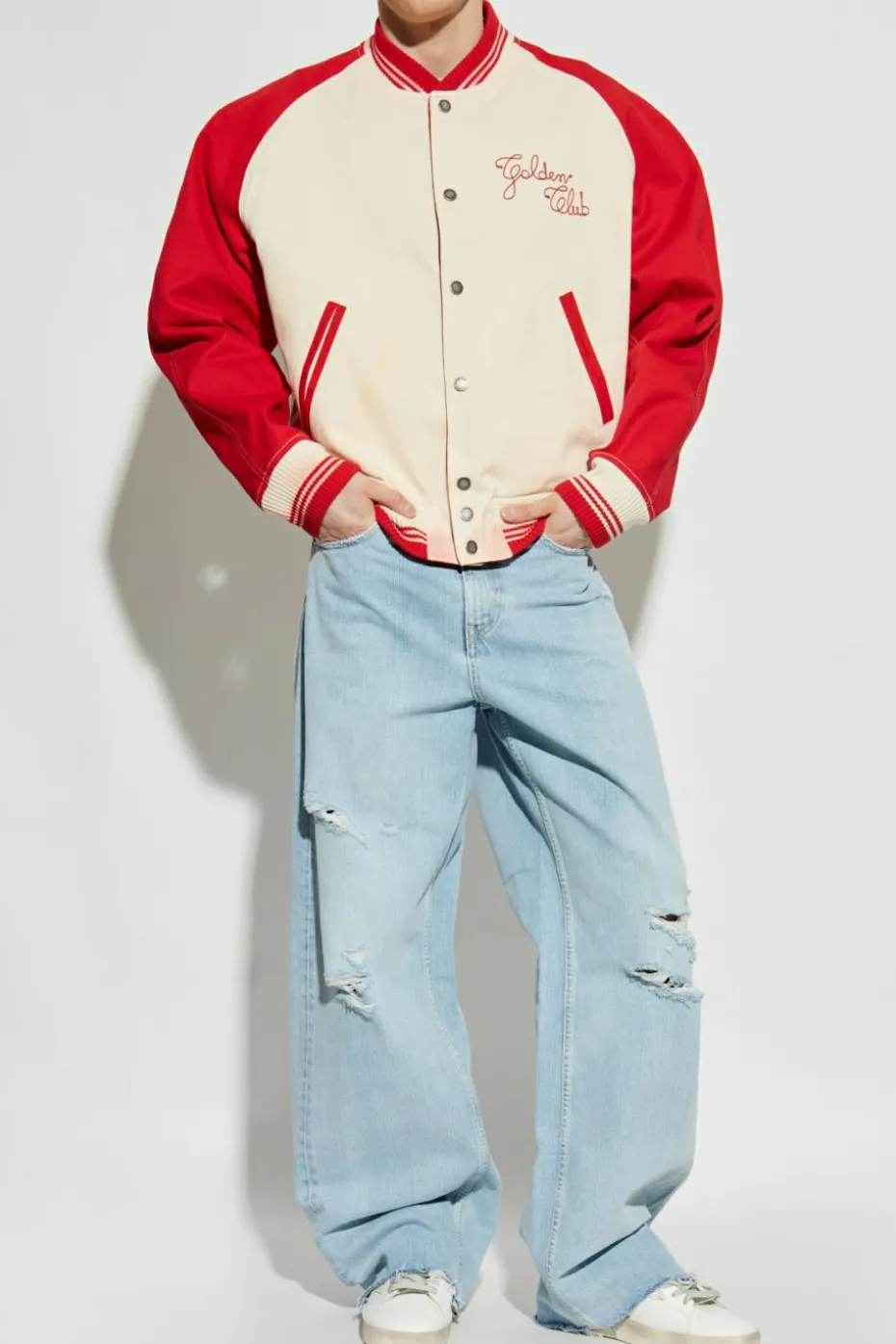 Golden Goose CZERWONY Kurtka typu `bomber`