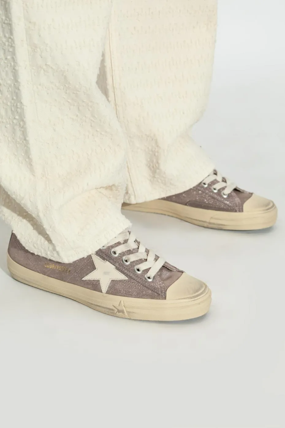 Golden Goose FIOLETOWY Buty sportowe `V-STAR 2`
