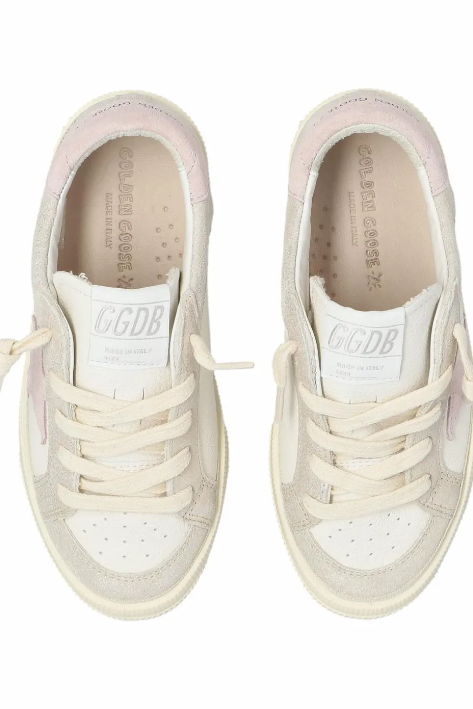 Golden Goose Kids BIAŁY Buty sportowe `May School`