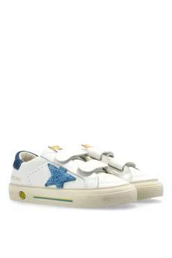 Golden Goose Kids BIAŁY Buty sportowe ‘May School’