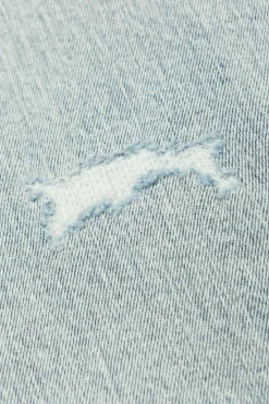 Golden Goose Kids jasnoniebieski Jeansy z efektem `vintage`
