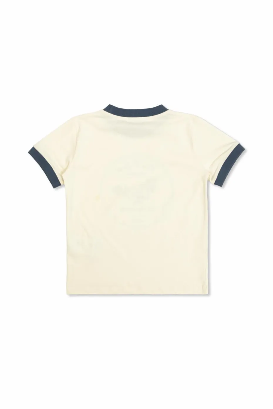 Golden Goose Kids kremowy T-shirt z logo