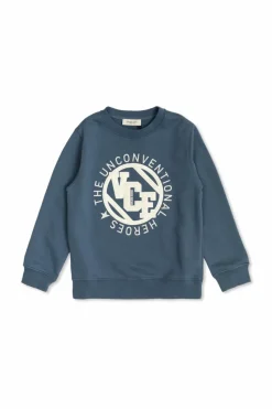 Golden Goose Kids NIEBIESKI Bluza z logo