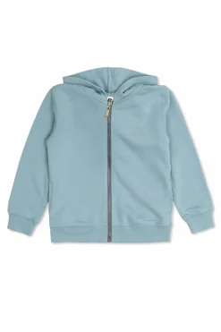 Golden Goose Kids NIEBIESKI Bluza z kapturem