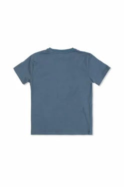 Golden Goose Kids NIEBIESKI T-shirt z nadrukiem
