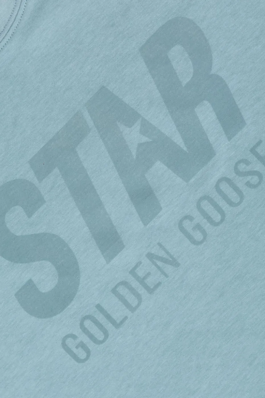 Golden Goose Kids NIEBIESKI T-shirt z logo