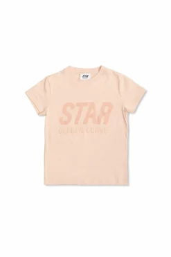 Golden Goose Kids RÓŻOWY T-shirt z logo