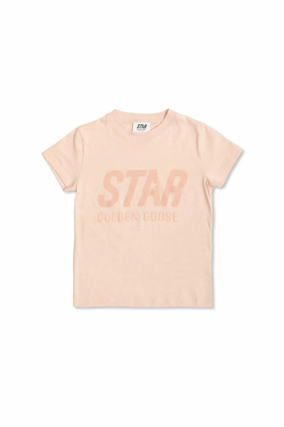 Golden Goose Kids RÓŻOWY T-shirt z logo