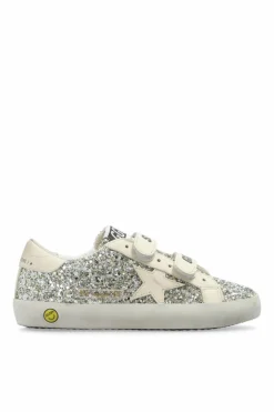 Golden Goose Kids SREBRNY Buty sportowe ‘Old School’