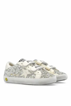Golden Goose Kids SREBRNY Buty sportowe ‘Old School’