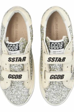 Golden Goose Kids SREBRNY Buty sportowe ‘Old School’