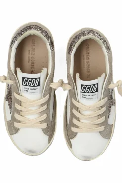 Golden Goose Kids SZARY Buty sportowe `SUPER-STAR DOUBLE QUARTER WITH LIS`