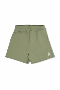 Golden Goose Kids ZIELONY Szorty dresowe