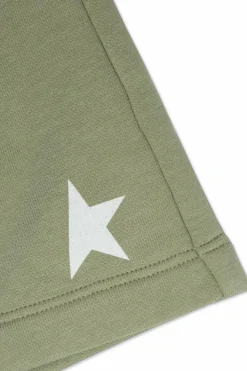 Golden Goose Kids ZIELONY Szorty dresowe