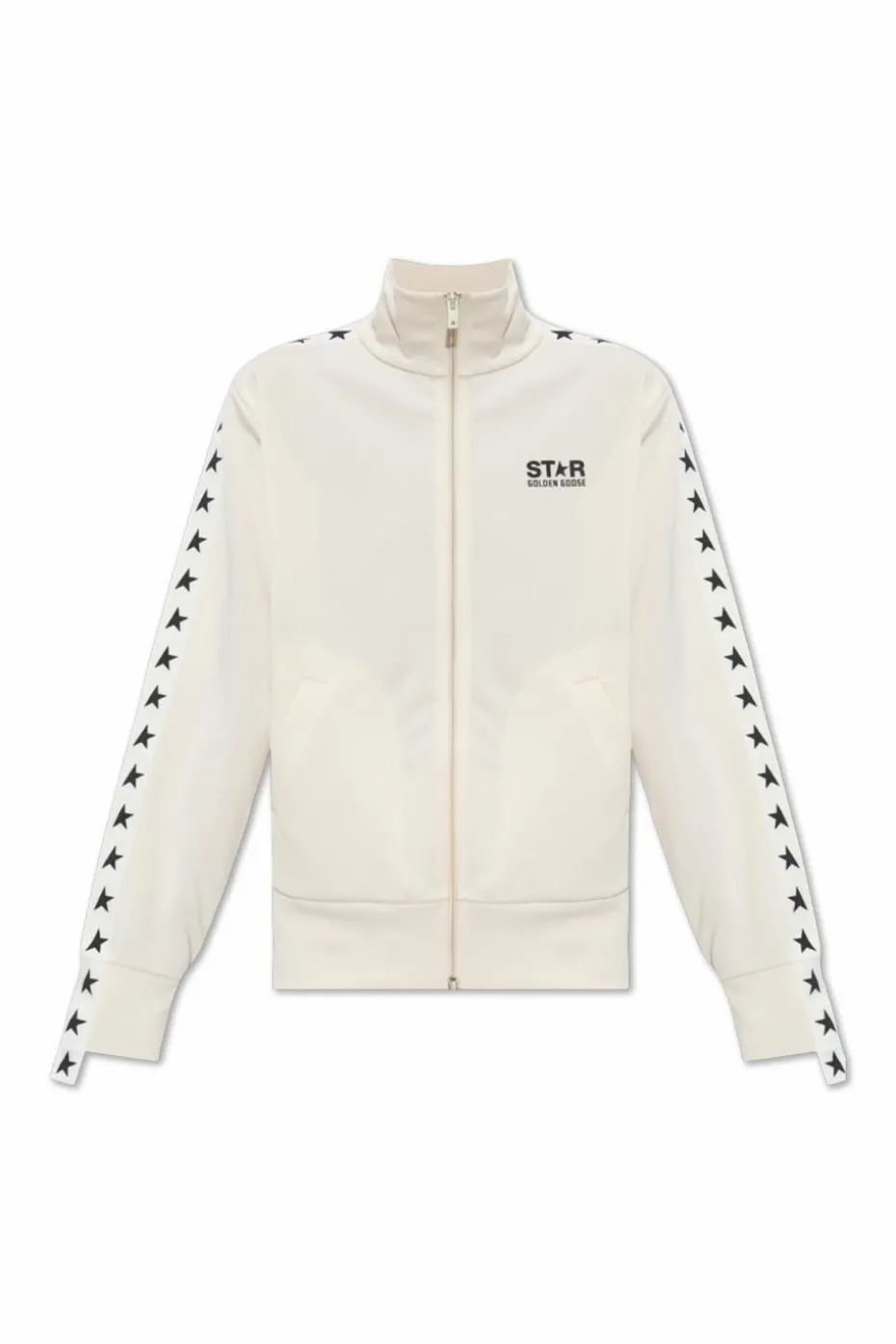 Golden Goose kremowy Bluza zapinana na zamek