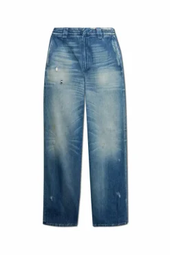 Golden Goose NIEBIESKI Jeansy z efektem `vintage`