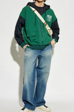 Golden Goose NIEBIESKI Jeansy z efektem `vintage`