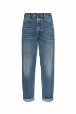 Golden Goose NIEBIESKI Jeansy z logo