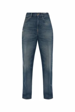 Golden Goose NIEBIESKI Jeansy z efektem `vintage`