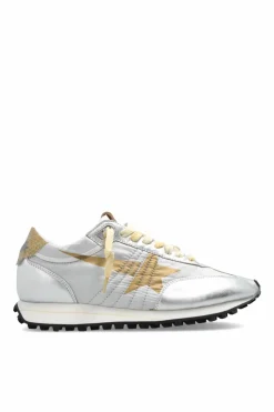Golden Goose SREBRNY Buty sportowe ‘Running Marathon M77’