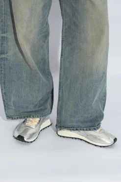 Golden Goose SREBRNY Buty sportowe ‘Running Marathon M77’