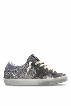 Golden Goose SREBRNY Buty sportowe `Super-Star Classic With List`