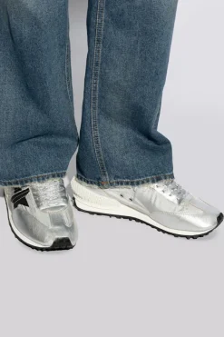 Golden Goose SREBRNY Buty sportowe `Running Marathon M2000`