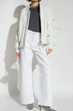Golden Goose SZARY Bawełniana bluza z logo