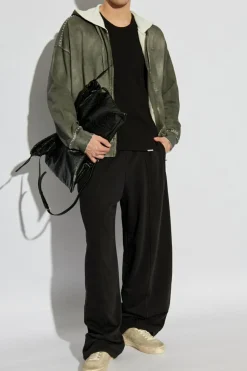 Golden Goose SZARY Bluza z aplikacjami