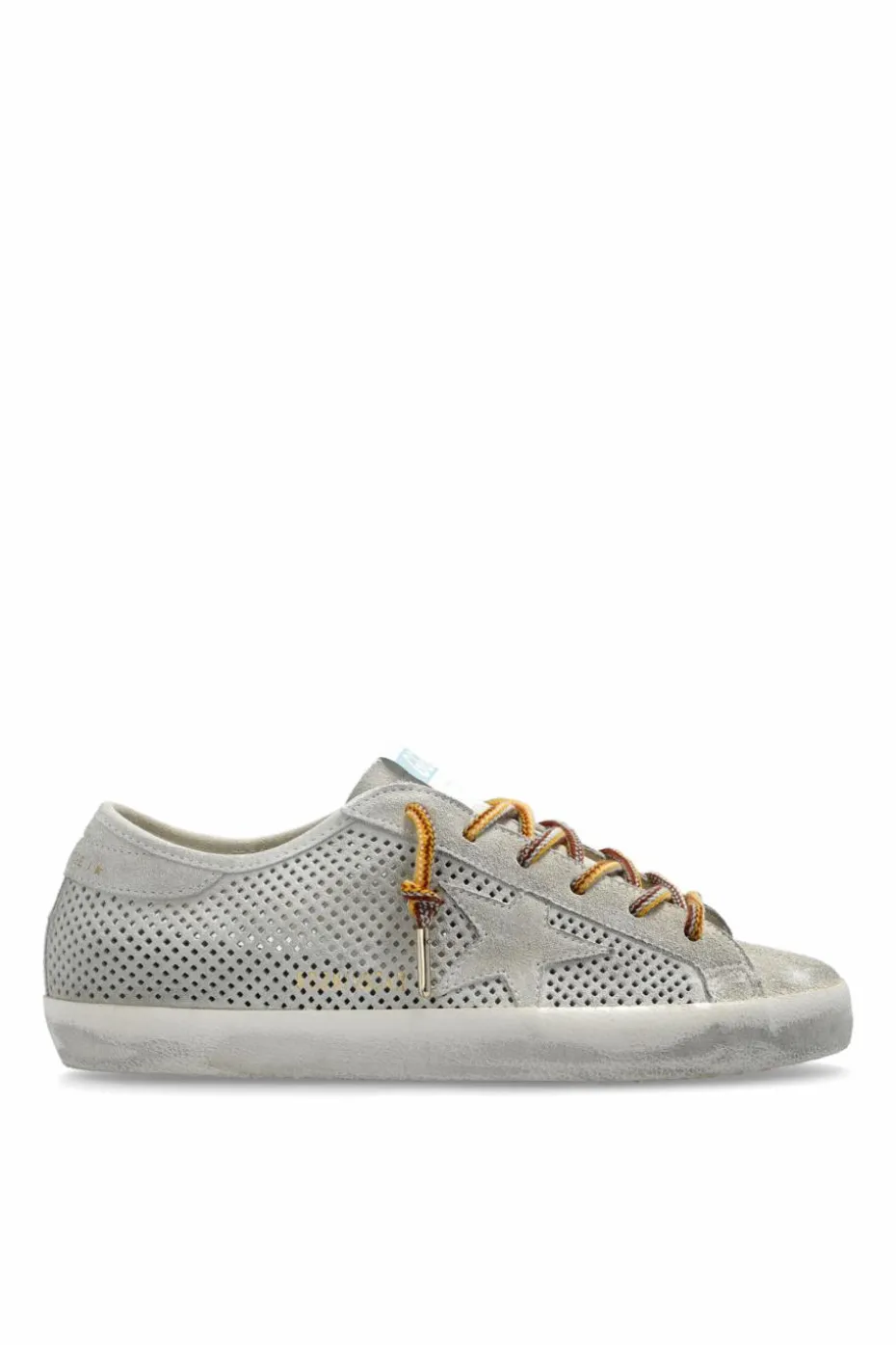 Golden Goose SZARY Buty sportowe `Super Star Forated Quarter`