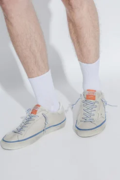 Golden Goose SZARY Buty sportowe `SUPER-STAR CLASSIC WITH LIST`