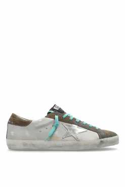 Golden Goose SZARY Buty sportowe `Super-Star Classic With List`