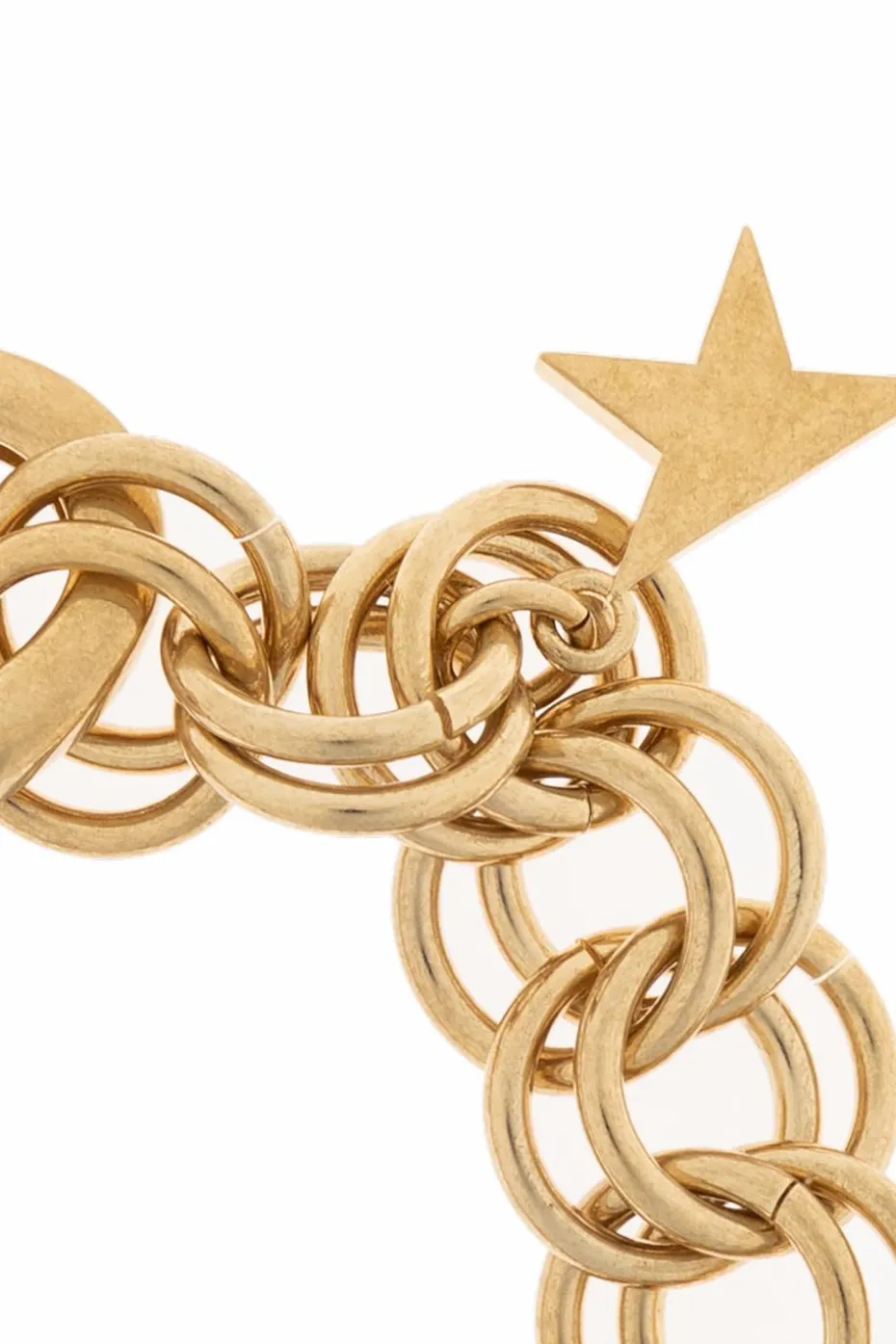 Golden Goose ZŁOTY Mosiężna bransoleta