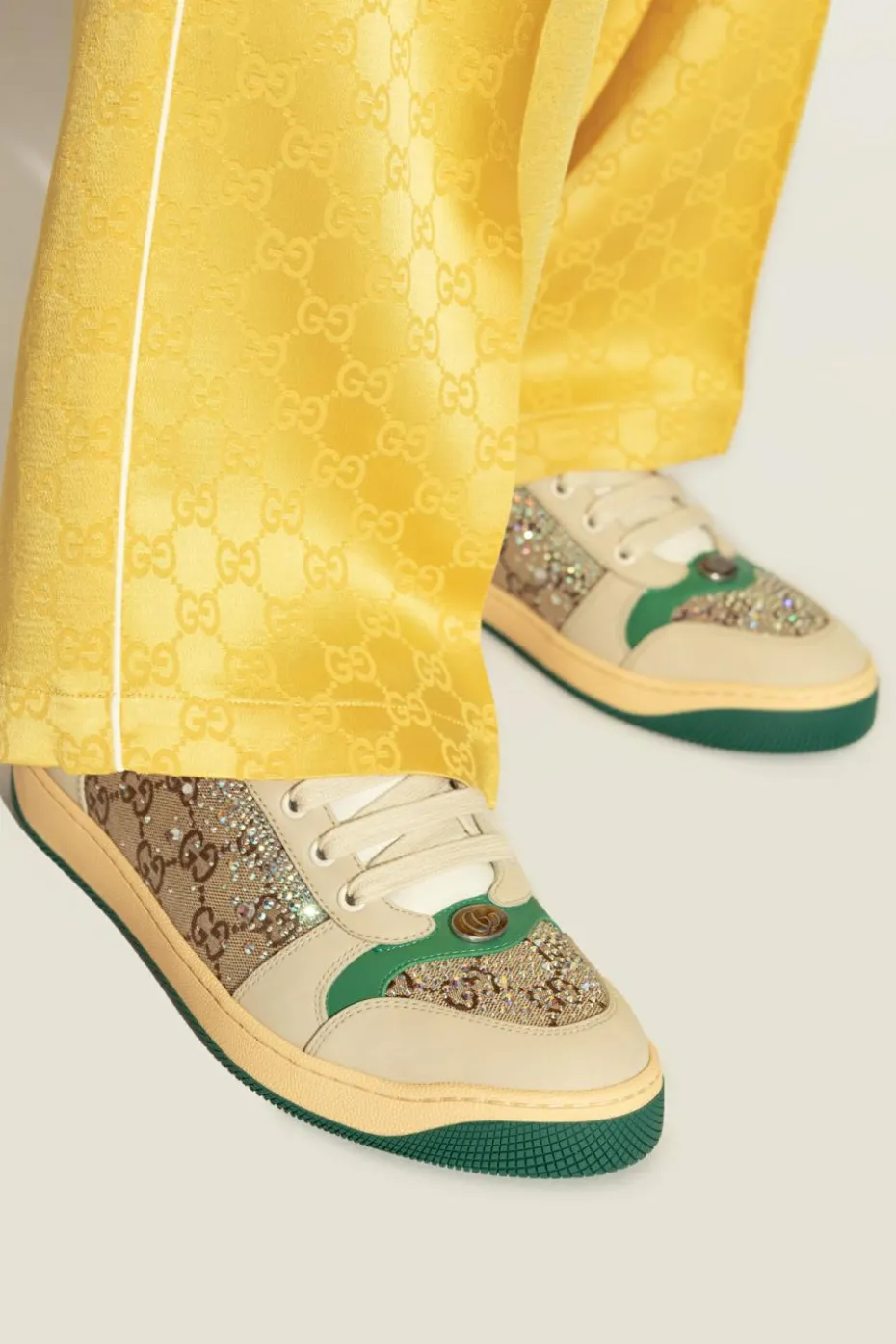 Gucci beżowy Buty sportowe ‘Screener’