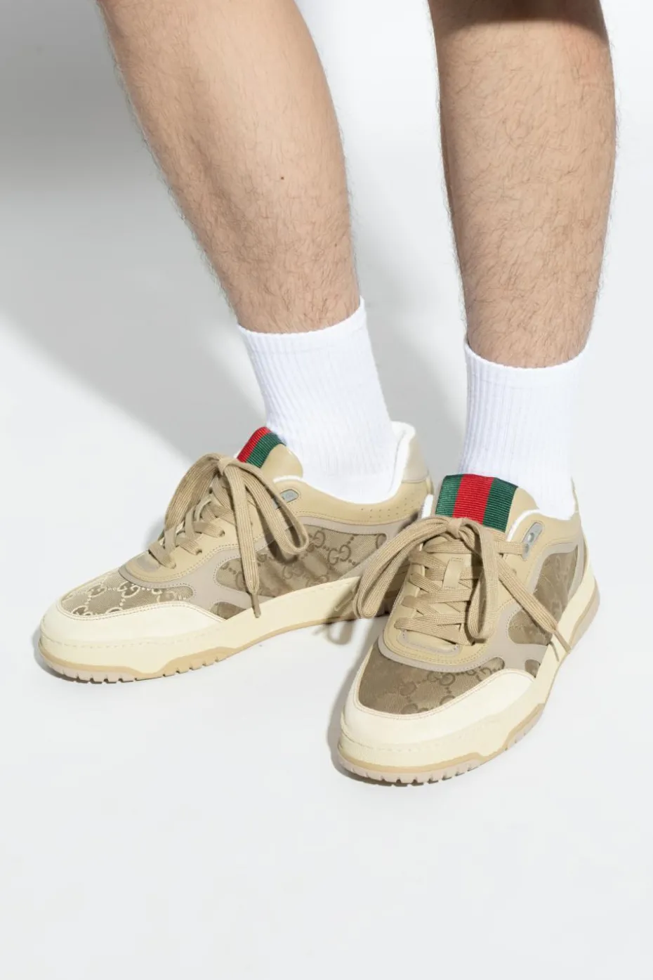 Gucci beżowy Buty sportowe `Re-Web`