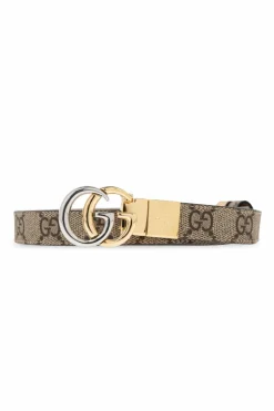 Gucci beżowy Dwustronny pasek