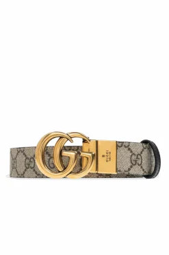 Gucci beżowy Dwustronny pasek