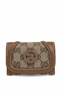 Gucci beżowy Etui na karty
