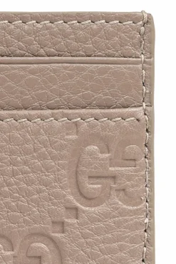 Gucci beżowy Etui na karty
