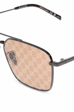 Gucci beżowy Okulary przeciwsłoneczne