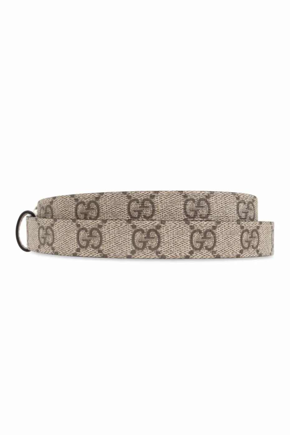 Gucci beżowy Pasek z płótna `GG Supreme`
