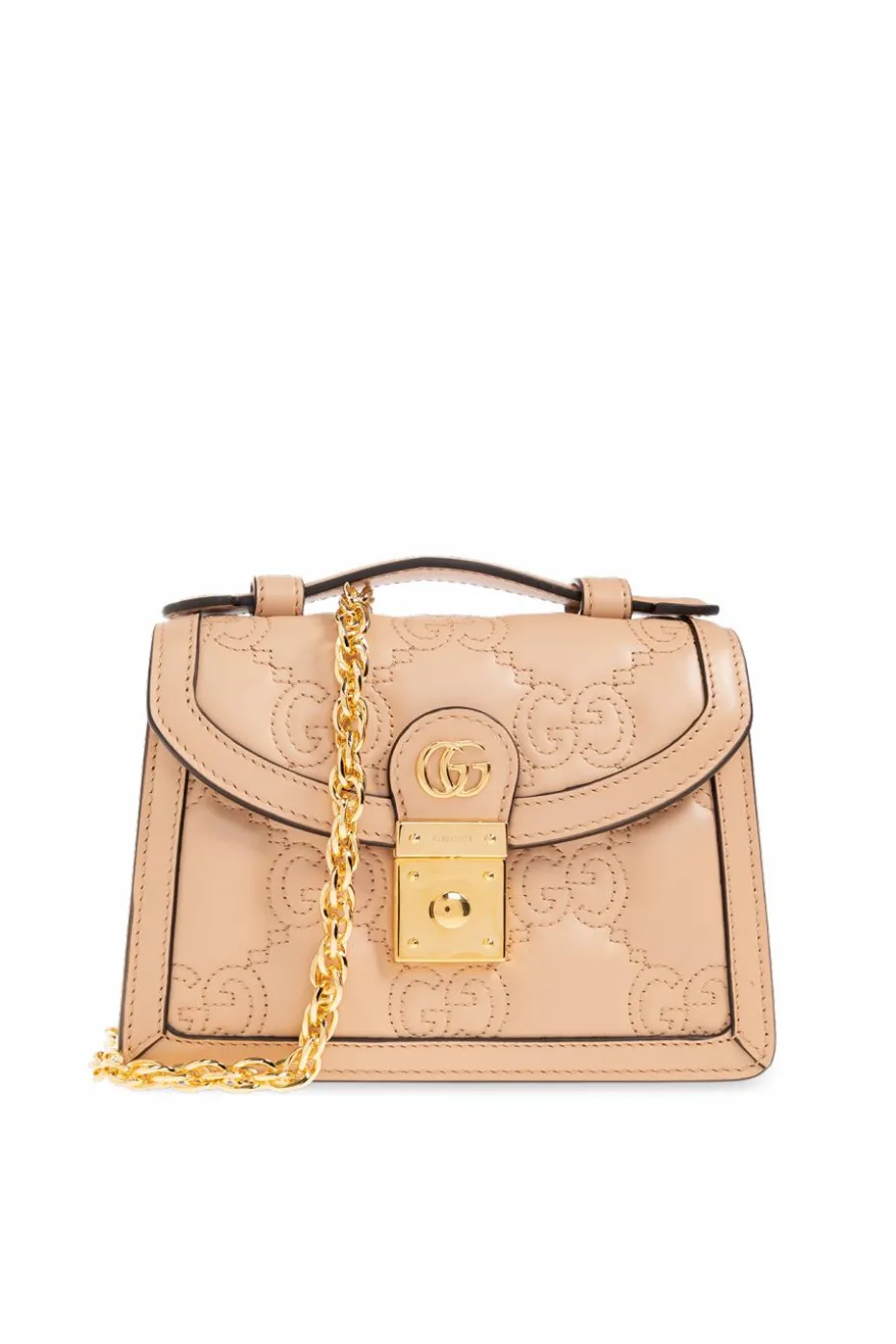 Gucci beżowy Pikowana torba na ramię