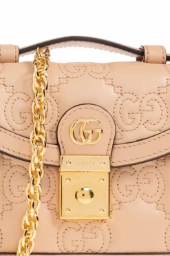 Gucci beżowy Pikowana torba na ramię