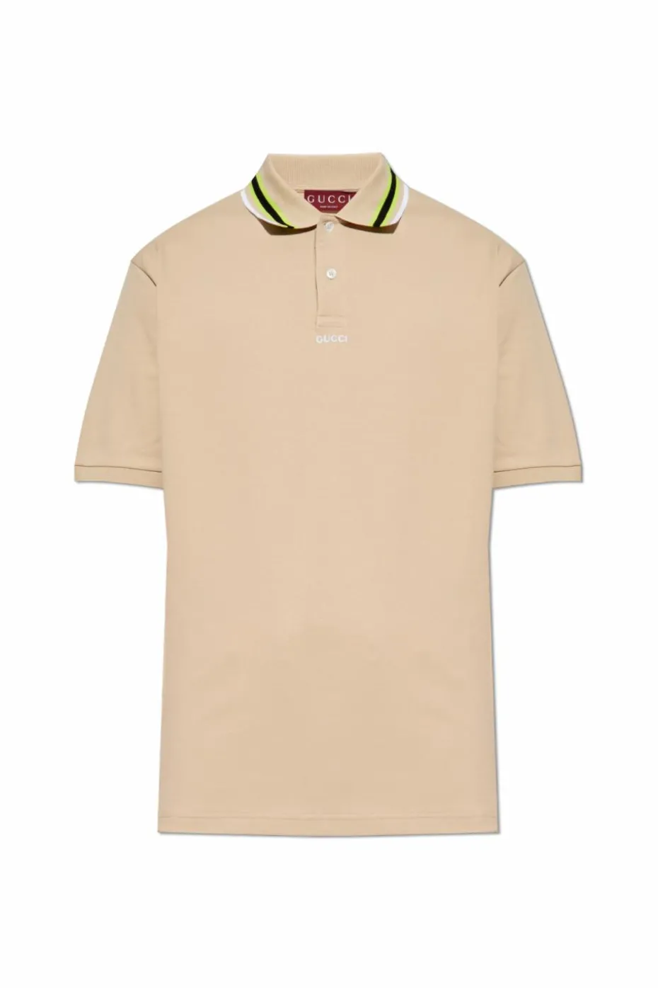 Gucci beżowy Polo z logo